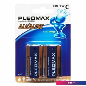 Батарейки Pleomax Alkaline C 2 шт.