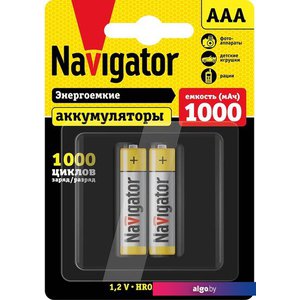 Аккумулятор Navigator AAA 1000mAh 2шт NHR-1000-HR03-BP2