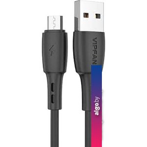 Кабель Vipfan X05 USB Type-A -microUSB (2 м, черный)