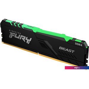 Оперативная память Kingston FURY Beast RGB 16ГБ DDR4 3733 МГц KF437C19BB12A/16