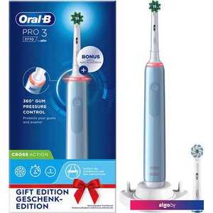 Электрическая зубная щетка Oral-B Pro 3 3770 D505.524.3 (голубой) 4210201290971