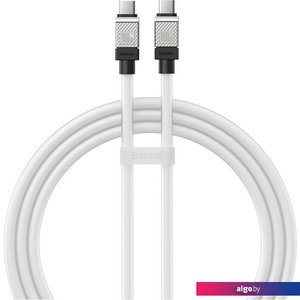 Кабель Baseus CoolPlay Series USB Type-C - USB Type-C (1 м, белый)