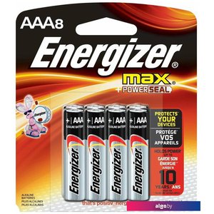 Батарейка Energizer Max LR03 AAA BL8