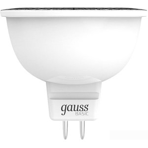 Светодиодная лампа Gauss Basic MR16 6,5W 470lm 3000K GU5.3 LED 1013517