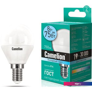 Светодиодная лампочка Camelion LED8-G45/845/E14 12393