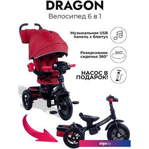 Детский велосипед Bubago Dragon BG 104-4 (красный)