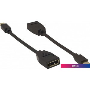 Кабель Kramer Electronics Mini DisplayPort - DisplayPort ADC-MDP/DPF (0.1 м, черный)