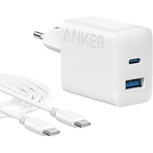 Сетевое зарядное Anker 312 20W Wall Charger (2 Ports) + C