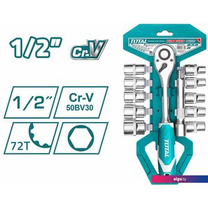 Набор торцевых головок Total THT141121 (12 предметов)
