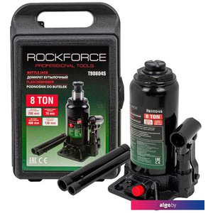 Бутылочный домкрат RockForce RF-T90804-S 8т в кейсе