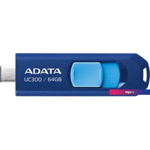 USB Flash ADATA UC300 64GB (синий/голубой)