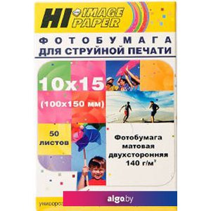 Фотобумага Hi-Black Hi-Image Матовая двусторонняя 10x15 140 г/кв.м. 50 л [A21178]