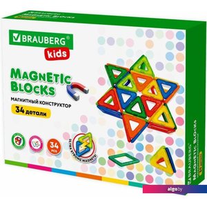 Конструктор BRAUBERG 663845 Kids Magnetic Big Blocks-34