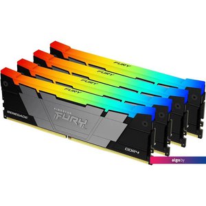 Оперативная память Kingston FURY Renegade RGB 4x8ГБ DDR4 3200 МГц KF432C16RB2AK4/32