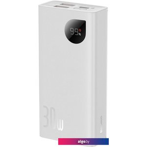 Внешний аккумулятор Baseus Adaman2 Digital Display Fast Charge 20000mAh 30W (белый)