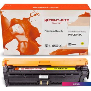 Картридж Print-Rite PR-CE742A (аналог HP CE742A)