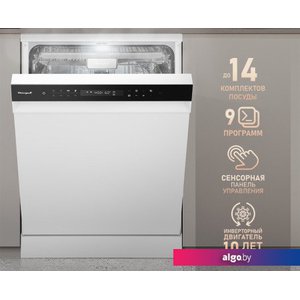 Отдельностоящая посудомоечная машина Weissgauff DW 6038 Inverter Touch