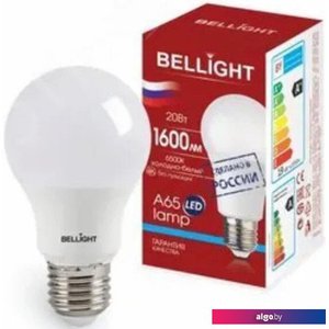 Светодиодная лампочка Bellight A65 20W 6500К E27