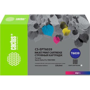 Картридж CACTUS CS-EPT6039 (аналог Epson EPT6039)