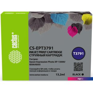 Картридж CACTUS CS-EPT3791 (аналог Epson EPT3791)