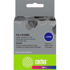 Картридж CACTUS CS-LK4SBE (аналог Epson LK4SBE)