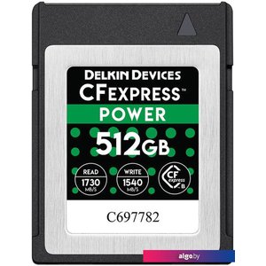 Карта памяти Delkin Devices Power CFexpress DCFX1-512 512GB