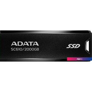 Внешний накопитель ADATA SC610 2TB SC610-2000G-CBK/RD