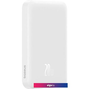 Внешний аккумулятор Baseus Magnetic Mini Wireless Fast Charge Power Bank 20W 5000mAh (белый)