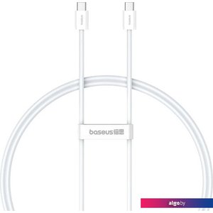 Кабель Baseus Superior Series 2 Fast Charging Data Cable 100W USB Type-C - USB Type-C (1 м, белый)