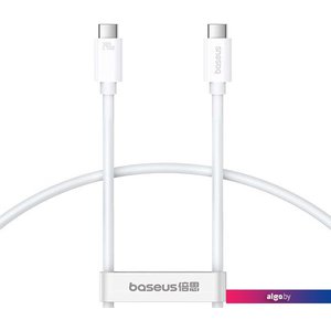 Кабель Baseus Superior Series 2 USB4 Full-Function Fast Charging Cable 240W USB Type-C - USB Type-C (1 м, белый)