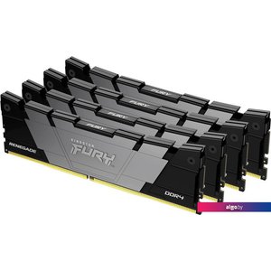 Оперативная память Kingston FURY Renegade 4x16ГБ DDR4 3200 МГц KF432C16RB12K4/64