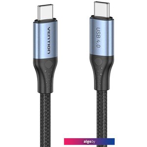 Кабель Vention TAVHF USB Type-C - USB Type-C (1 м, черный)