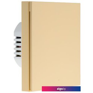 Aqara Smart Wall Switch H1 одноклавишный без нейтрали (бежевый)