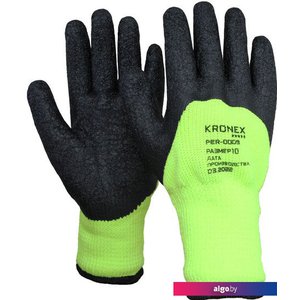 Текстильные перчатки Kronex Stark Warm Утепленные со вспененным латексным покрытием PER-00