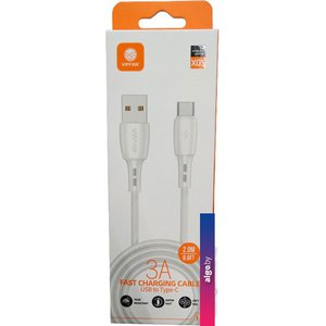 Кабель Vipfan X05 USB Type-A - USB Type-C (2 м, белый)