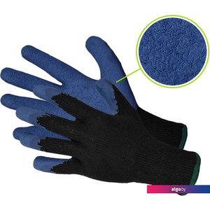 Текстильные перчатки ArtMas Rdrag (р. 11, синий/черный)