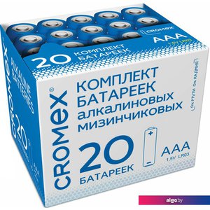 Батарейка Cromex Alkaline АAA LR03 24А 20шт