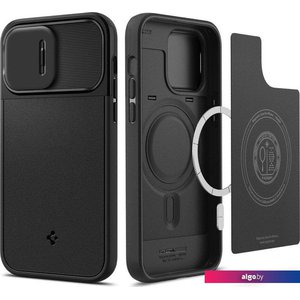 Чехол для телефона Spigen Optik Armor (MagFit) для iPhone 14 Pro Max ACS04848 (черный)