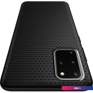 Чехол для телефона Spigen Liquid Air для Galaxy S20 Plus ACS00754 (матово-черный)