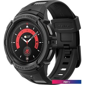 Ремешок Spigen Rugged Armor Pro для Galaxy Watch5 Pro (45 мм) (черный)