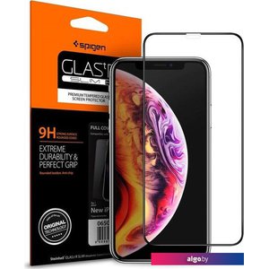 Защитное стекло Spigen Glas FC для iPhone 11 Pro/XS/X 063GL25234