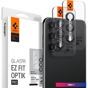Spigen Optik TR EZ Fit camera protector для Galaxy S23 Plus/S23 AGL05962 (2шт)