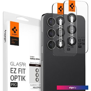 Защитное стекло Spigen Optik TR EZ Fit camera protector для Galaxy S24 Plus AGL07433 (2шт)