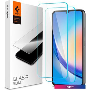 Защитное стекло Spigen Glas.TR Slim для Galaxy A34 5G AGL05967 (2шт)