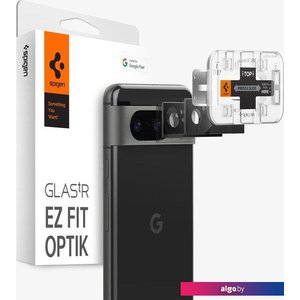 Защитное стекло Spigen Optik TR EZ Fit camera protector для Google Pixel 8 AGL06352 (2шт)