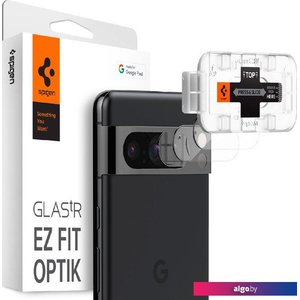 Защитное стекло Spigen Optik TR EZ Fit camera protector для Google Pixel 8 Pro AGL07394 (2шт)