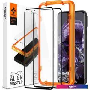 Защитное стекло Spigen ALM Glas TR для Google Pixel 8 AGL07396 (2шт)