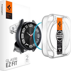 Spigen EZ FIT Glas.TR для Galaxy Watch 6 Classic (43mm) AGL07067 (2шт)