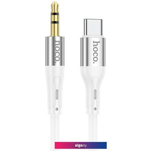 Кабель Hoco UPA22 USB Type-C - 3.5 jack (1 м, белый)