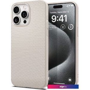 Чехол для телефона Spigen Liquid Air для iPhone 15 Pro ACS07217 (серый)